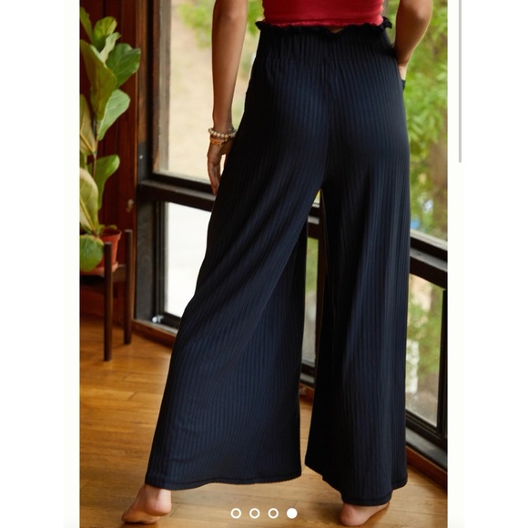 Free People Blissed Out Wide Leg Pants - Picture 4 of 7